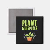 植物のささやき 面白い趣味 ガーデニング マグネット (正面/裏面)