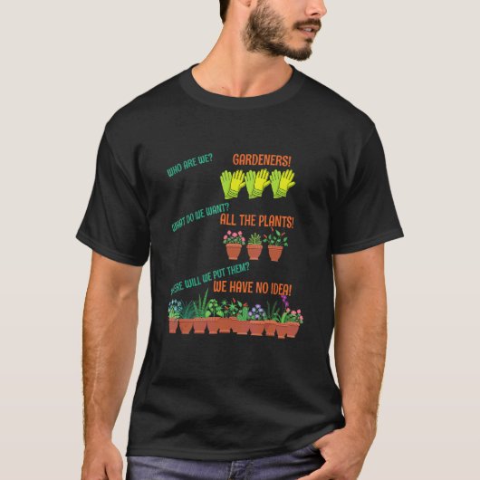 植物のためのガーデナー Tシャツ (正面)