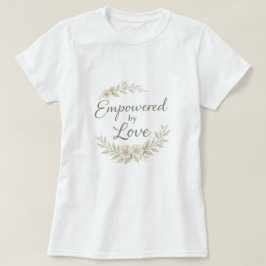 植物のアクセント ラブ 引用符 AIアート Tシャツ