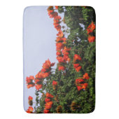 植物のアフリカのチューリップ木 バスマット (正面縦)