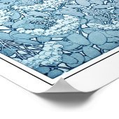 植物のアールヌーボースタイル,ミュシャ ポスター (角)