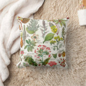 植物のイラストレーション クッション (ブランケット)