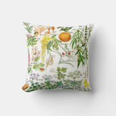 植物のイラストレーションLarousseの植物 クッション (正面)