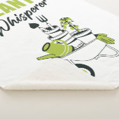 植物のウィスパーおもしろいラー – かわいい庭師と植物 シェルパブランケット (3/4)