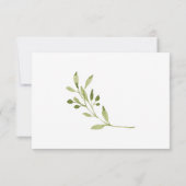 植物のウェディング・セーブ・ザ・デートの招待状 | 招待状 (裏面)