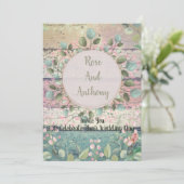 植物のウェディング・招待状 招待状 (スタンド正面)