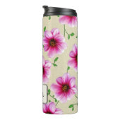 植物のエレガントな庭ピンクの花名前 タンブラー (回転右)