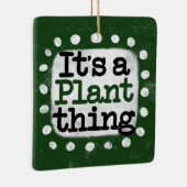 植物のオーナメント セラミックオーナメント (右)