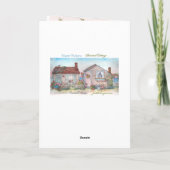 植物のカスタムなバレンタインのテディベア シーズンカード (裏面)