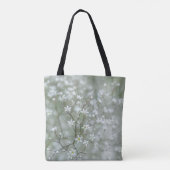 植物のカスミソウの花の自然写真 トートバッグ (裏面)