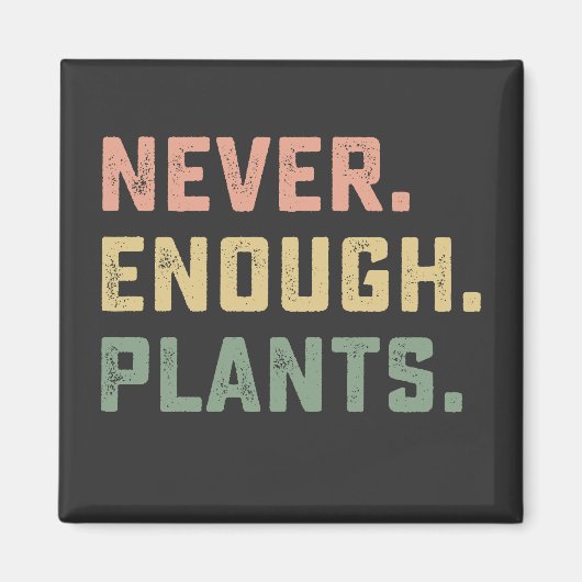 植物のガーデニングヴィンテージ マグネット (正面)