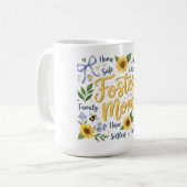 植物のクォケット母の日/養母 コーヒーマグカップ (正面左)