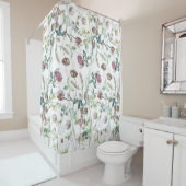 植物のクローバーの野生の花によってはシャワー・カーテンが開花します シャワーカーテン (インサイチュ)