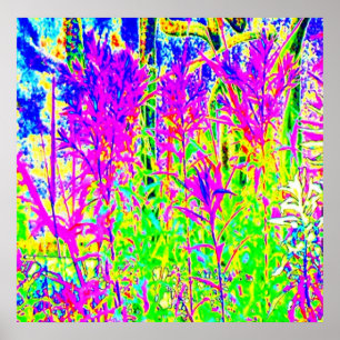 植物のグラフィティ:ハンバーリバーブリッジトロント ポスター