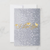 植物のグリーンを飾った写真の妻への記念日カード サンキューカード (裏面)