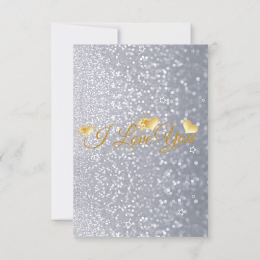 植物のグリーンフォト 妻 アニバーサリーカード サンキューカード (裏面)