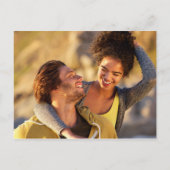 植物のグリーン写真 ウェディング インビテーションポストカード (裏面)