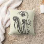 植物のコブラの植物のヴィンテージ クッション (ブランケット)