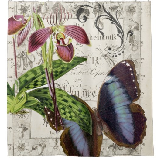 植物のシャワーカーテン シャワーカーテン (正面)