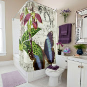 植物のシャワーカーテン シャワーカーテン