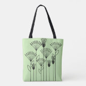 植物のスティック トートバッグ (裏面)