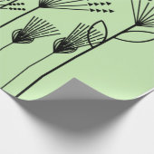 植物のスティック ラッピングペーパー (角)