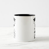 植物のスマイルは笑い声の収穫愛コーヒー・マグを育てます ツートーンマグカップ (中央)