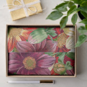 植物のダリアによっては花のティッシュペーパーが開花します 薄葉紙 (ギフト)