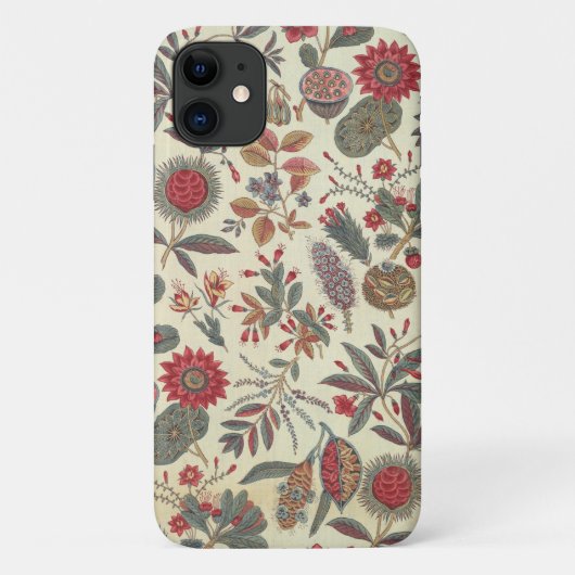 植物のテキスタイルデザイン iPhone/iPadケース Case-Mate iPhoneケース (裏面)