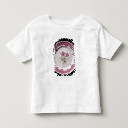 植物のデザインのプレート トドラーTシャツ (正面)