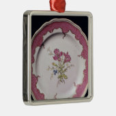 植物のデザインのプレート メタルオーナメント (右)