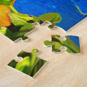 植物のトリップ（幻覚体験）のようなな写真のHabaneroのコショウ ジグソーパズル (側面)