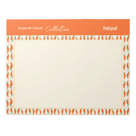 植物のニンジン コレクション ノートパッド