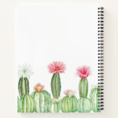 植物のノートブック - 咲くサボテンの庭 🌵 ノートブック (裏面)