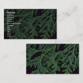 植物のヒマラヤスギ 名刺 (正面/裏面)