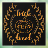 植物のフレームでトリックまたは処理 ウィンドウサイン (シート3)