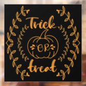 植物のフレームでトリックまたは処理 ウィンドウサイン (シート2)