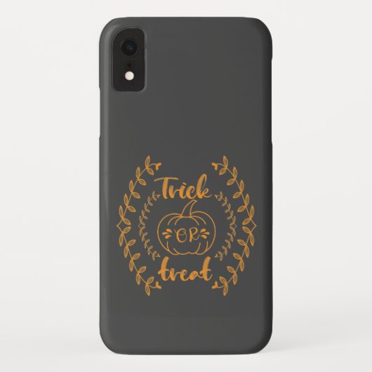 植物のフレームでトリックまたは処理 Case-Mate iPhoneケース (裏面)