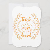 植物のフレームでトリックオアトリート (正面)