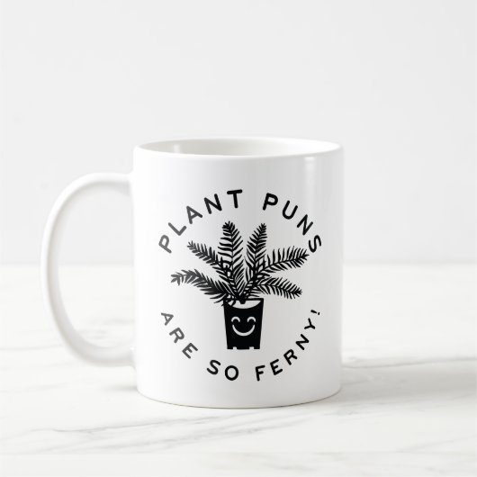 植物のフンは非常に熱心である コーヒーマグカップ (左)