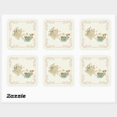 植物のブレンド – 自然の静かな儀式 スクエアシール (シート)