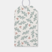 植物のホリデーギフトタグ ギフトタグ (裏面)