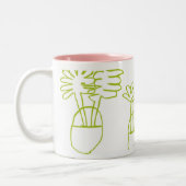 植物のマグ ツートーンマグカップ (左)