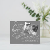 植物のマーキング スクリプト フォト ポストカード (スタンド正面)