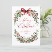 植物のメリークリスマス 冬 シーズンカード (スタンド正面)