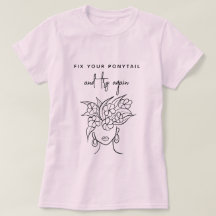 植物のモダンスケッチを持つ女性を再試行