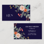 植物のモノグラム 名刺 (正面/裏面)