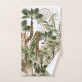 植物のヤシの木の葉状体のフルーツのBathタオルセット バスタオルセット (ハンドタオル)