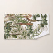 植物のヤシの木の葉状体のフルーツのBathタオルセット バスタオルセット (ハンドタオル)