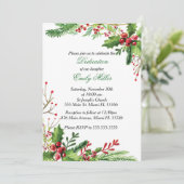 植物のヤドリギ 赤ちゃん 奉献 招待状 (スタンド正面)